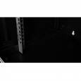 Шкаф 19" телекоммуникационный настенный, 6U 368x600х450 мм, дверь стекло, черный